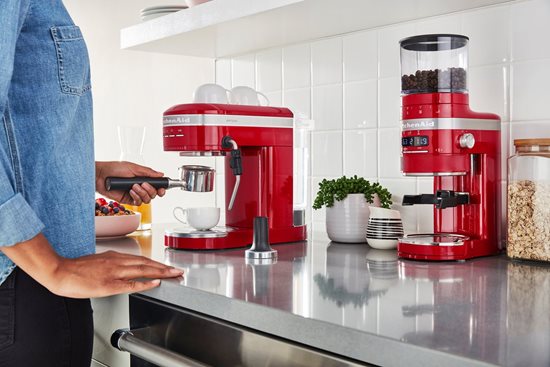"Artisan" electric coffee grinder, Empire Red - KitchenAid