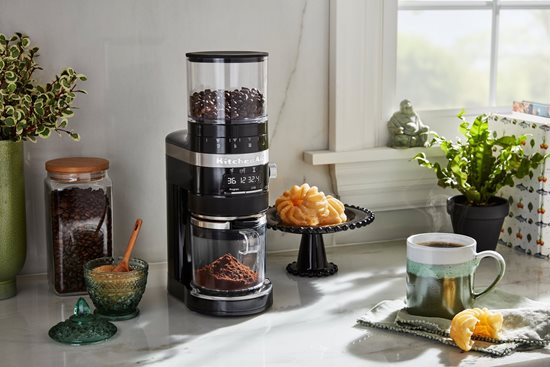 "Artisan" electric coffee grinder, "Onyx Black" color - KitchenAid brand