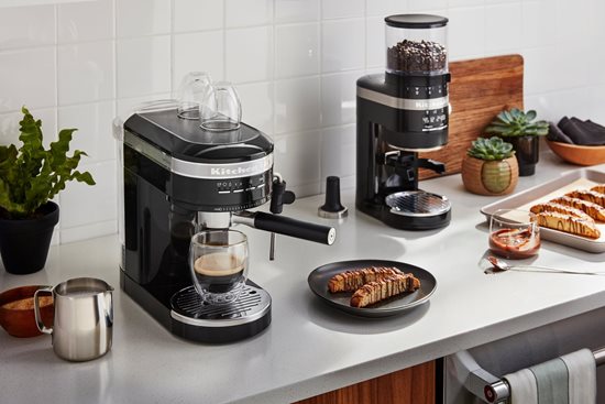 "Artisan" electric coffee grinder, "Onyx Black" color - KitchenAid brand