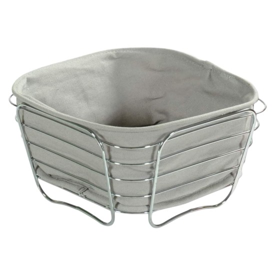Cestino Ovale In Legno KESPER Grigio 29,5x23x9,5 Cm – Porta Frutta, Pane O Snack, Stile Moderno