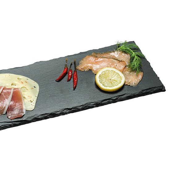 Platter ag freastal, 56 x 18 cm, scláta - Kesper