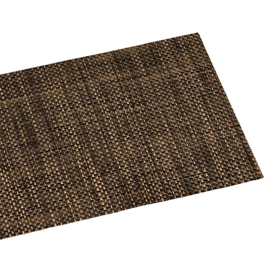 Asztali szőnyeg, 43 x 29 cm, műanyag, Barna/Bronz - Kesper