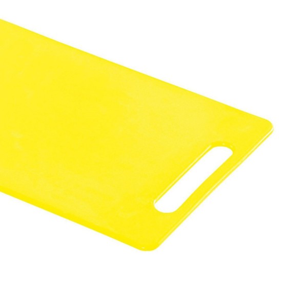 Plastic chopping board, 34 x 24 cm, 0.4 cm thick, Yellow - Kesper