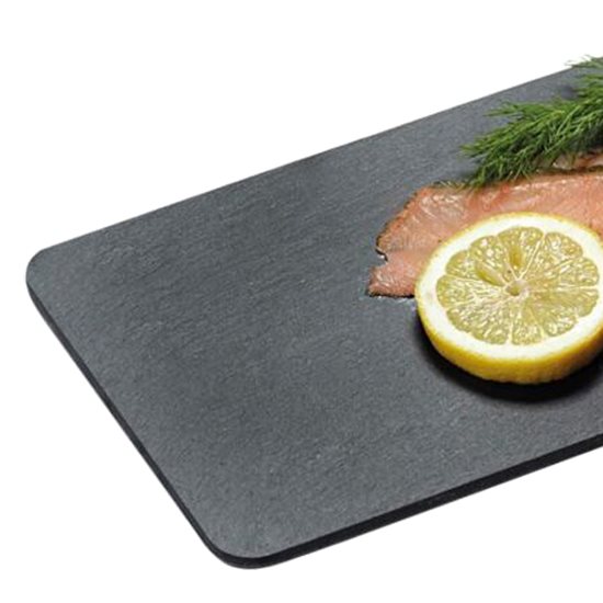 Platter ag freastal, 35 x 16 cm, scláta - Kesper