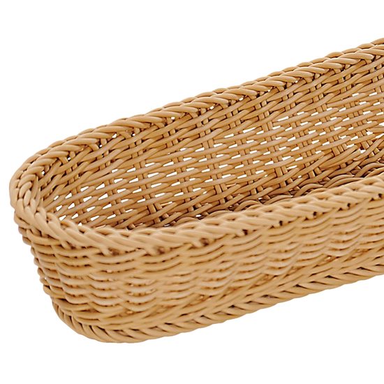 Ovalna košara za kruh, 41 x 16 cm, plastika - Kesper