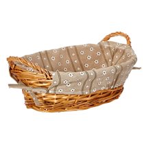 Bread basket, 32 x 23 cm, willow wood - Kesper
