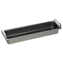 Roast tray, with handles, aluminum, 53 x 16 cm, GN 2/4 - AMT Gastroguss