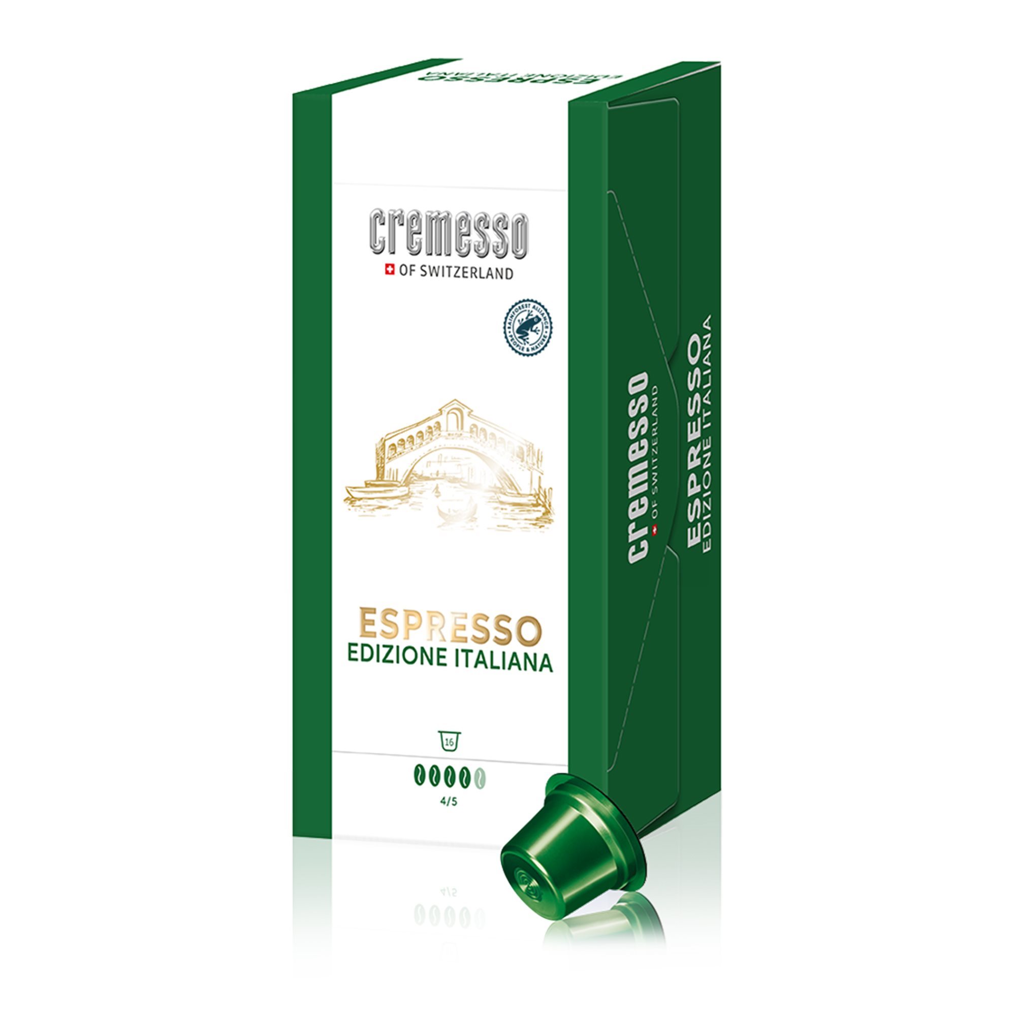 Cápsulas de café espresso edición italiana - Cremesso