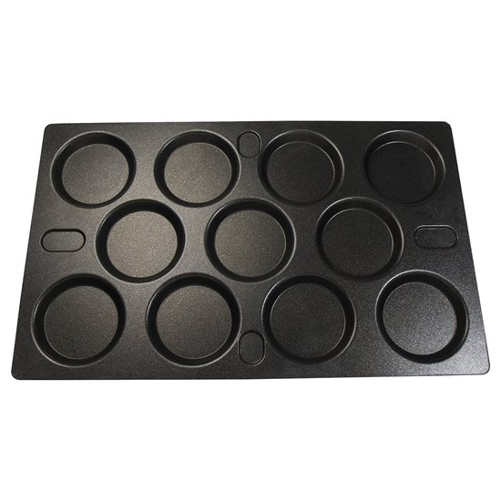 11-cavity baking tray, aluminum, 53 x 33 cm, GN 1/1 - AMT Gastroguss