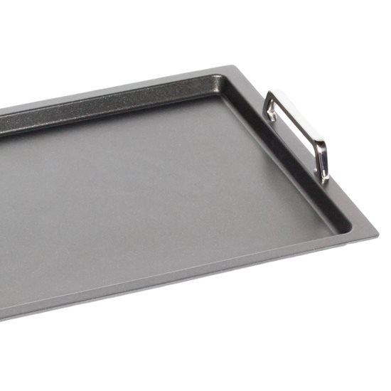 Tray for steak, aluminium, with handles, 53 × 33 cm GN 1/1 – AMT Gastroguss