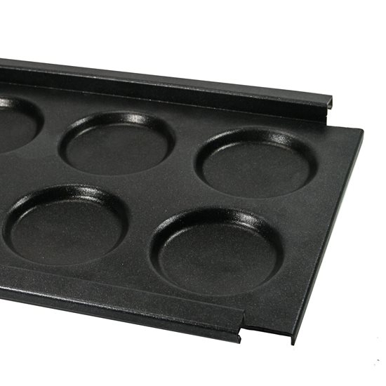 Bricka för matlagning av hamburgare, aluminium, 53 x 33 cm, GN 1/1 - AMT Gastroguss