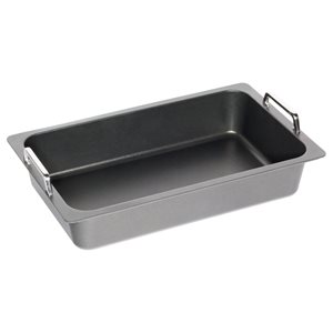 Roast tray, with handles, aluminum, 53 x 33 cm, GN 1/1 - AMT Gastroguss