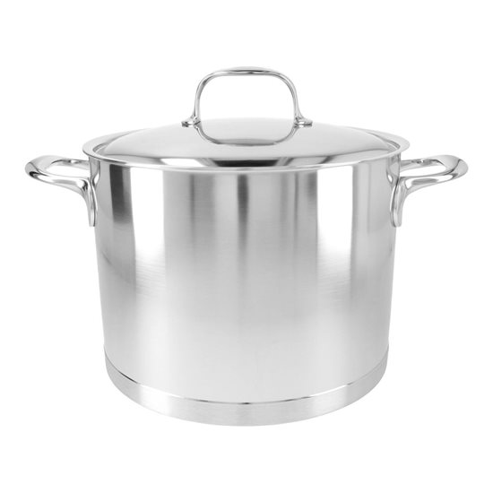 Cooking pot with lid, 24 cm/8 l, Atlantis range, stainless steel - Demeyere