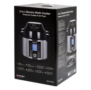 2-in-1-Mehrzweck-Elektro-Schnellkochtopf, 5,6 l, 1500 W – Zokura