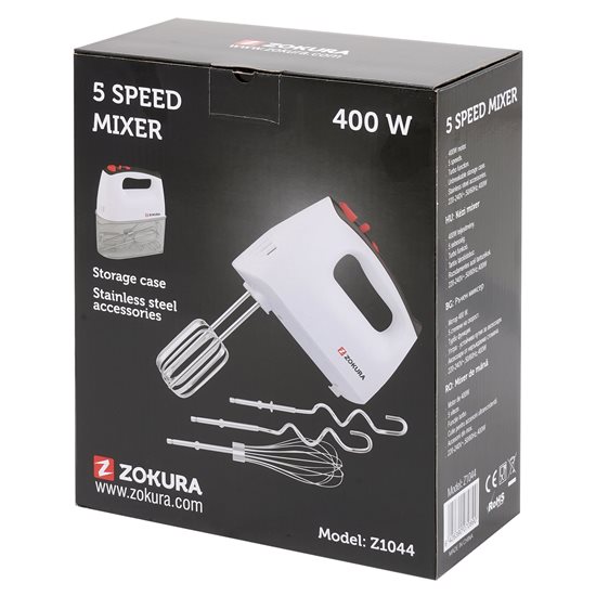 Misturador de mãos, 400 W - Zokura