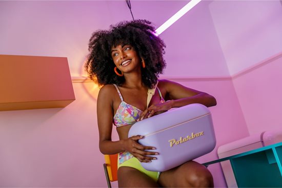 Kühlbox, 20L, „Pop“, Lilac - Yellow – Polarbox