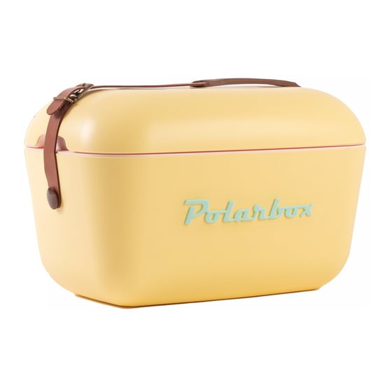 20L koelbox, "Classic", Yellow - Cyan - Polarbox