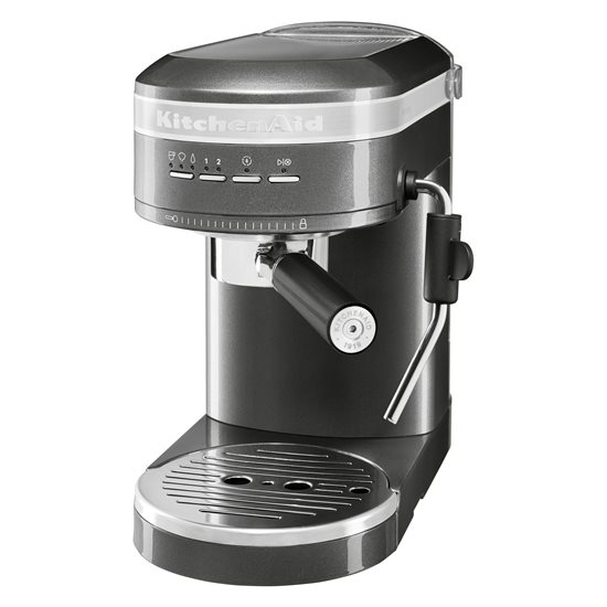 "Artisan" sähköinen espressokeitin, 1470W, "Medallion Silver" väri - KitchenAid merkki