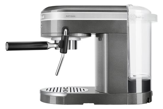 "Artisan" elektrisk espressomaskine, 1470W, "Medallion Silver" farve - KitchenAid mærke