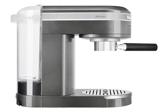 "Artisan" elektrisk espressomaskin, 1470W, "Medallion Silver" färg - KitchenAid