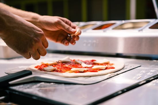 Paleta para pizza perforada, aluminio, 30 cm - Ooni