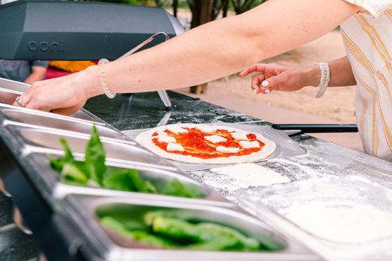 Paleta para pizza perforada, aluminio, 30 cm - Ooni