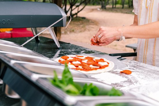 Paleta para pizza perforada, aluminio, 30 cm - Ooni