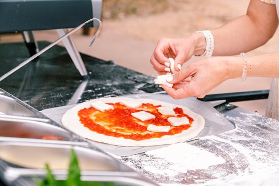 Paleta para pizza perforada, aluminio, 30 cm - Ooni