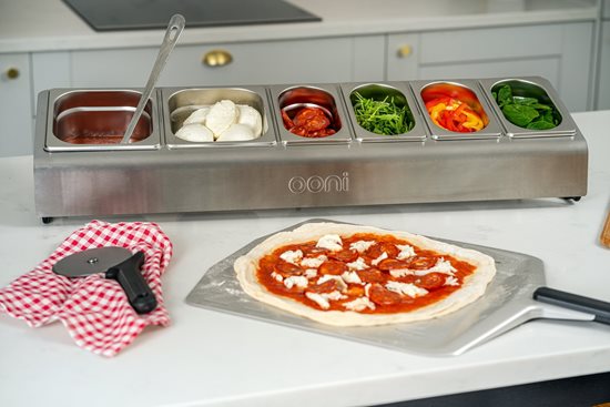 Estación de ingredientes para pizza, 77,6 × 24 × 16 cm - Ooni