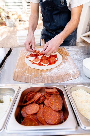 Estação de coberturas para pizza, 77,6 × 24 × 16 cm - Ooni