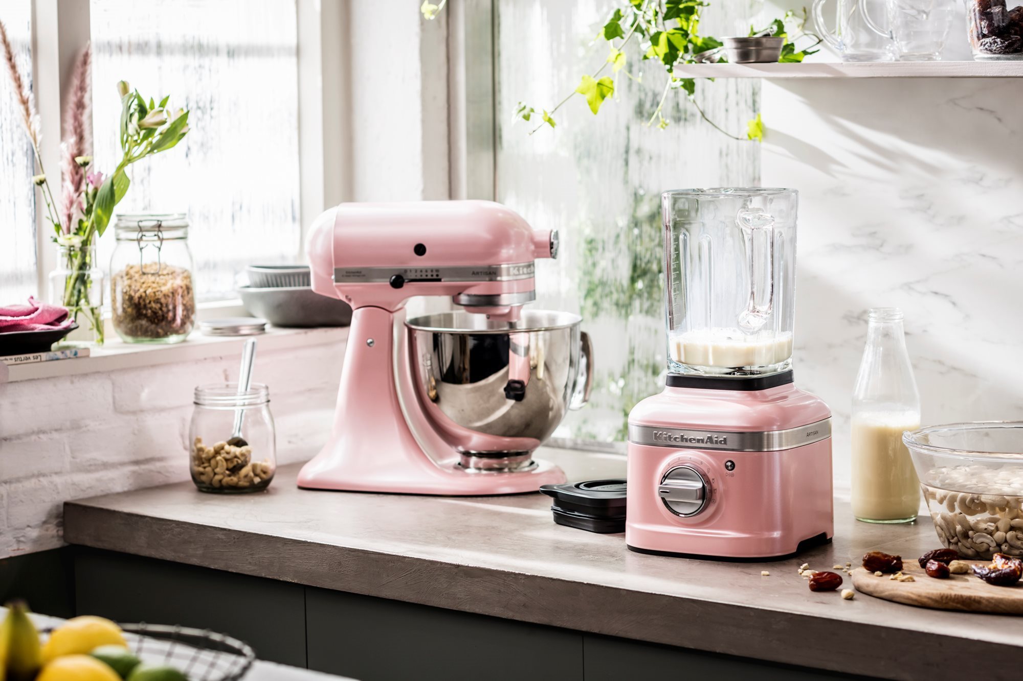 Artisan K400 blender, l, 1200 W, Silk Pink - KitchenAid brand | KitchenShop