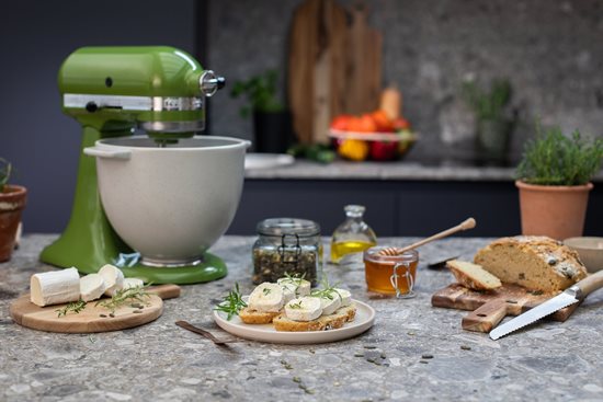 Paddle taosráin, oiriúnach le haghaidh babhlaí 4.3 L agus 4.8 L, cruach dhosmálta - branda KitchenAid