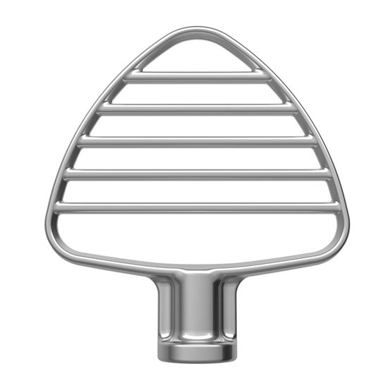 Kagepagaj, velegnet til 4,3 L og 4,8 L skåle, rustfrit stål - KitchenAid mærke