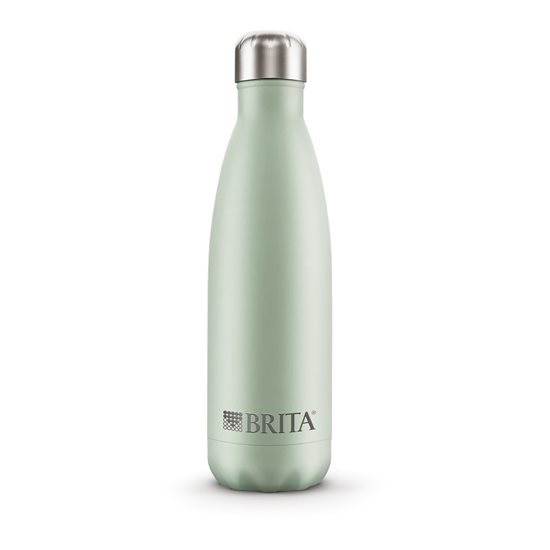 Set innehållande filterkanna BRITA Marella 2,4 L Maxtra+ (vit) med 2 filter och värmeisolerad flaska