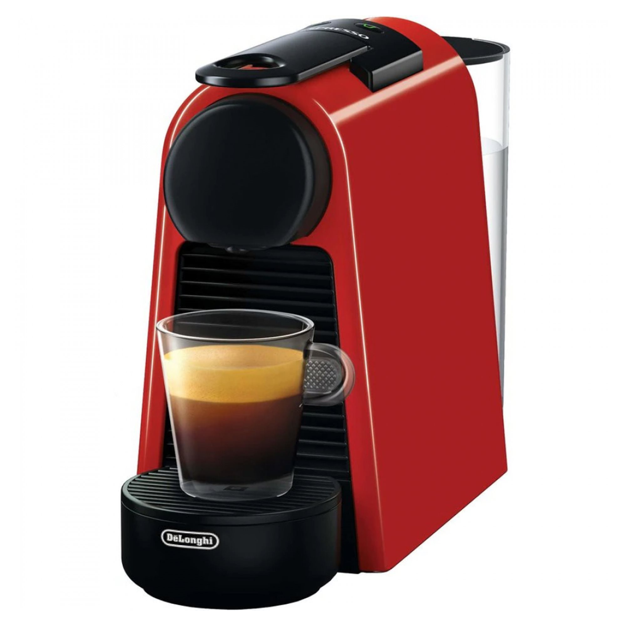Gently cutter Partially 1150W espresso machine, "Essenza Mini", Red - Nespresso | KitchenShop