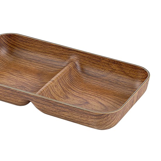 2-compartment platter for serving appetizers, "Evelin" - Viejo Valle brand