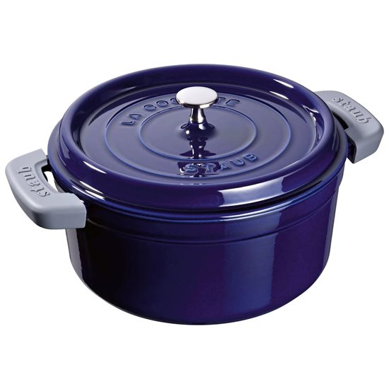 Sraith de 2 lámh le haghaidh earraí cócaireachta cocotte, silicone, Grey - Staub