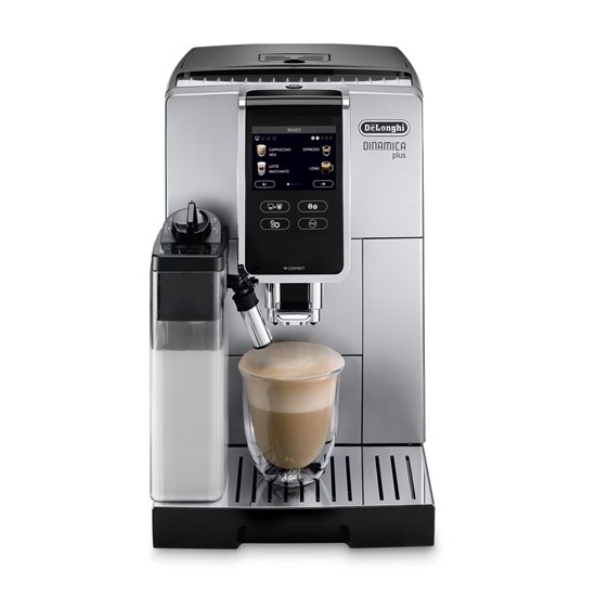 Automatisk espressomaskine, 1450W, "Dinamica Plus", Sølv - DeLonghi