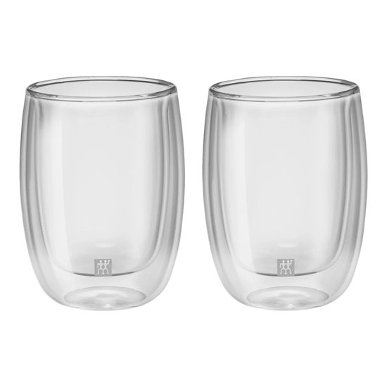 Lot de 2 verres à café, double paroi, verre borosilicaté, 200 ml, « Sorrento » - Zwilling