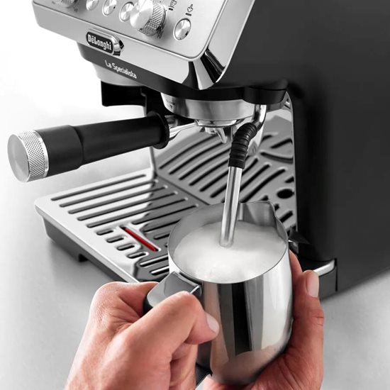 Manuel espressomaskine, 1400W, "La Specialista Arte", Sølv - DeLonghi