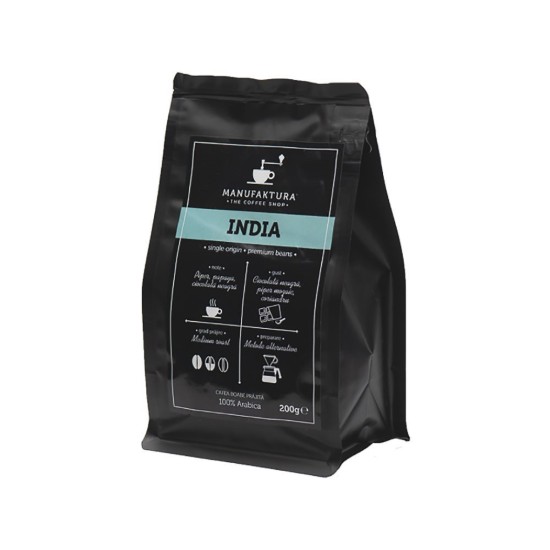 Chicchi di caffè "India", 200 g - Manufaktura