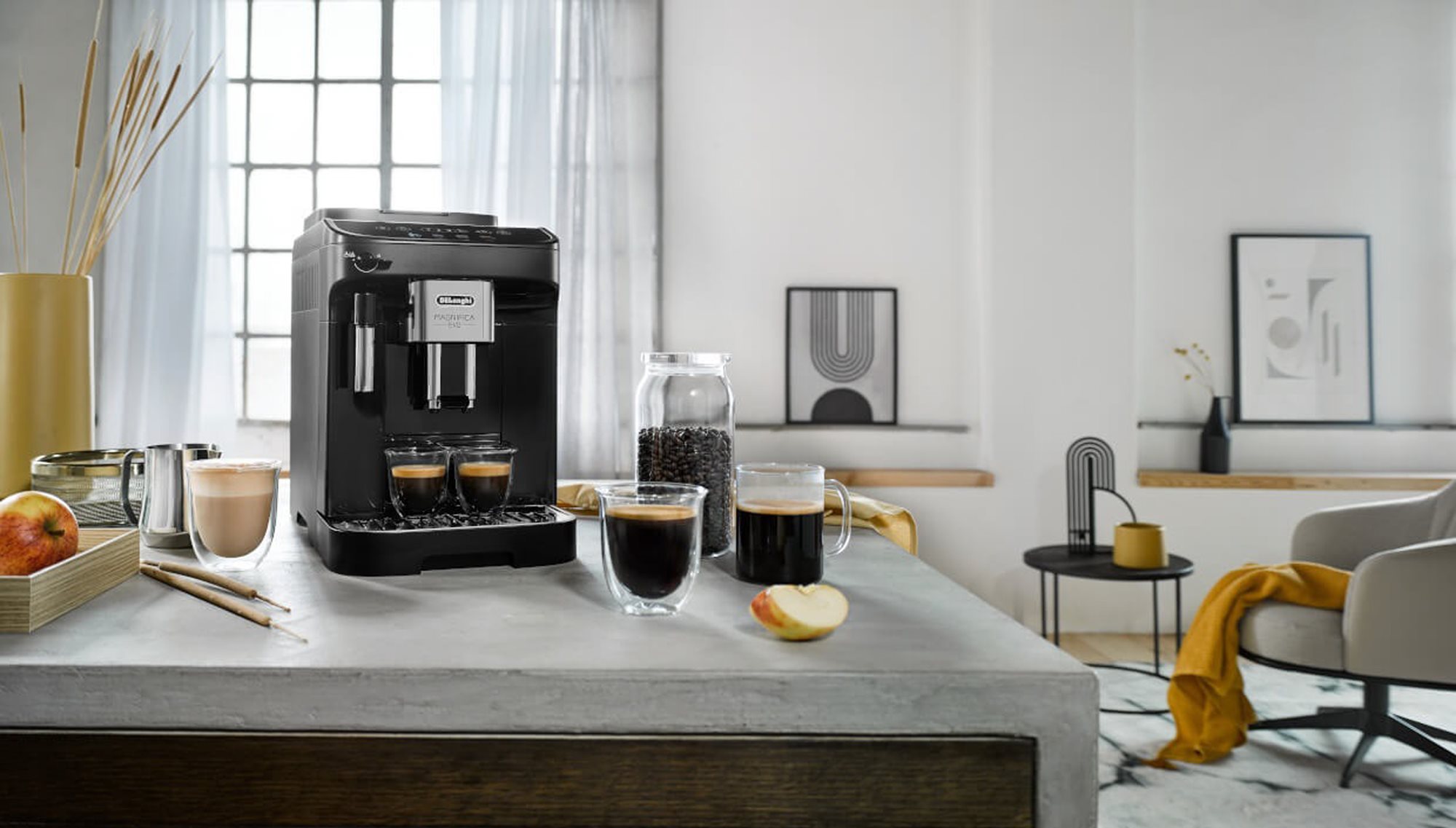 Cafetera espresso automática, 1450W, PrimaDonna Soul, Metal Black -  DeLonghi