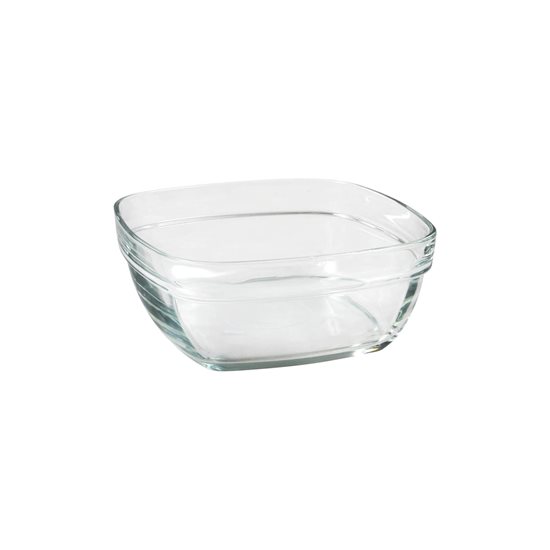 Firkantet glasskål, 14 × 14 cm / 610 ml, serie "Lys" - Duralex