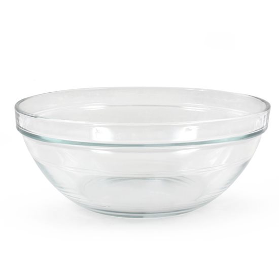 Salatskål, lavet af glas, 26 cm / 3,45 L, "Lys" - Duralex