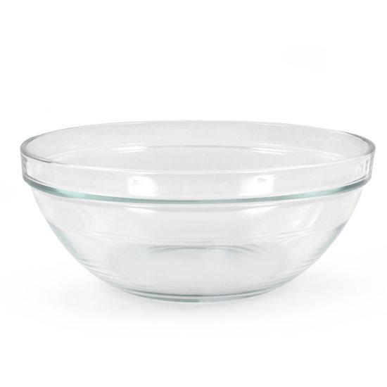 Salatskål, laget av glass, 26 cm / 3,45 L, "Lys" - Duralex