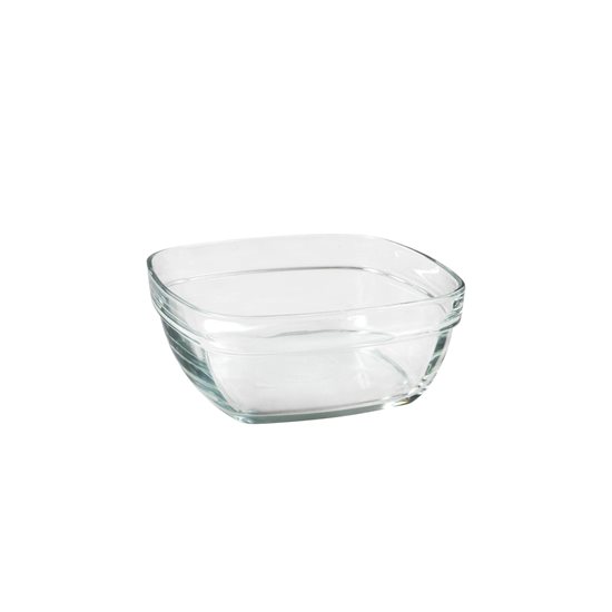 Fyrkantig skål, gjord av glas, 11 × 11 cm / 300 ml, "Lys" - Duralex