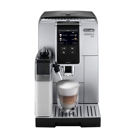 Máquina de café expresso automática, 1450W, "Dinamica Plus", Prata - DeLonghi