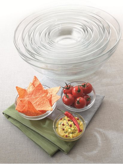Salad bowl, made from glass, 17 cm / 970 ml, "Lys" range - Duralex