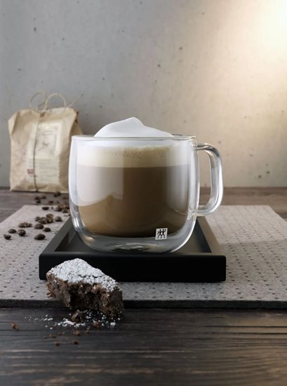 2-dijelni set šalica za cappuccino, borosilikatno staklo, 450 ml, "Sorrento Plus" - Zwilling