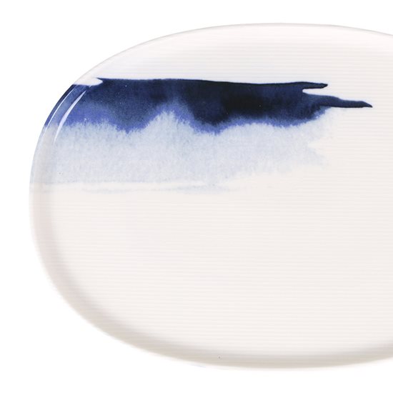 Ovális tál, porcelán, 34 × 23,5 cm, "Marmara" – Bonna
